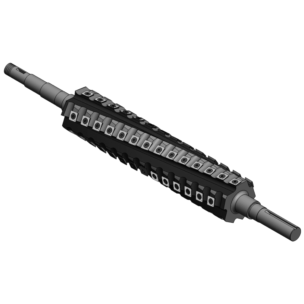 CWI-HC14-01 Stinger 5 Row 14" Carbide Helical Cutterhead (General 130 Planer)