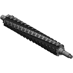 CWI-HC16-02 Stinger 5 Row 16" Carbide Helical Cutterhead (Fits Scorpion CWI-JP1604HC)